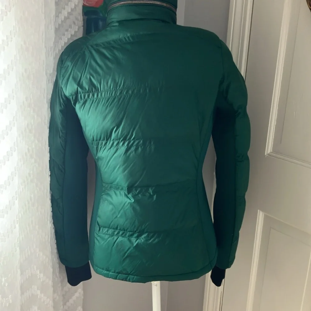 Michael Kors MK green puffer jacket S